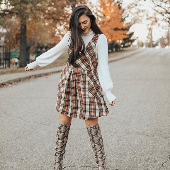 Free People Dresses & Skirts - Free People Plaid Dress